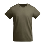 T-Shirt aus Bio-Baumwolle für Kinder, 175 g/m2, Roly farbe militärgrün