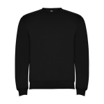 Unisex-Sweatshirt aus Baumwolle und Polyester, 280 g/m2, Roly farbe schwarz