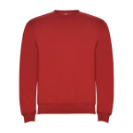 Unisex-Sweatshirt aus Baumwolle und Polyester, 280 g/m2, Roly farbe rot