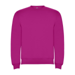 Unisex-Sweatshirt aus Baumwolle und Polyester, 280 g/m2, Roly farbe pink