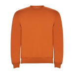 Kindersweatshirt aus Baumwolle und Polyester, 280 g/m2, Roly farbe orange