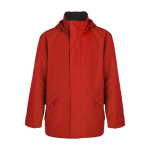 Wasserdichte Unisex-Jacke aus de 100% Polyester, 400 g/m2, Roly farbe rot