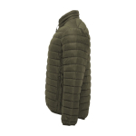 Steppjacke aus 100% Polyester für Herren, 290 g/m2, Roly farbe militärgrün Seitenansicht