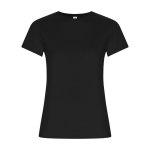 T-Shirt aus 100% Bio-Baumwolle für Damen, 160 g/m2, Roly farbe schwarz