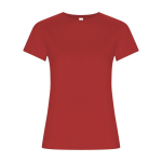 T-Shirt aus 100% Bio-Baumwolle für Damen, 160 g/m2, Roly farbe rot