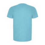 Sport-T-Shirt aus 50% recyceltem Polyester für Herren, 135 g/m2, Roly farbe türkis zweite Rückansicht