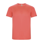 Sport-T-Shirt aus 50% recyceltem Polyester für Herren, 135 g/m2, Roly farbe korallenrot