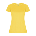 Sport-T-Shirt aus 50% recyceltem Polyester für Damen, 135 g/m2, Roly farbe gelb