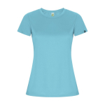 Sport-T-Shirt aus 50% recyceltem Polyester für Damen, 135 g/m2, Roly farbe türkis