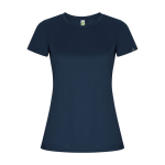 Sport-T-Shirt aus 50% recyceltem Polyester für Damen, 135 g/m2, Roly farbe marineblau