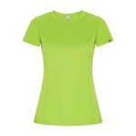 Sport-T-Shirt aus 50% recyceltem Polyester für Damen, 135 g/m2, Roly farbe neongrün