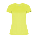 Sport-T-Shirt aus 50% recyceltem Polyester für Damen, 135 g/m2, Roly farbe neongelb