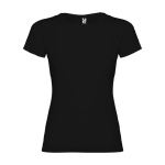 T-Shirt aus 100% Baumwolle für Damen, 155 g/m2, Roly farbe schwarz