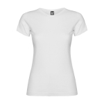 T-Shirt aus 100% Baumwolle für Damen, 155 g/m2, Roly farbe weiß