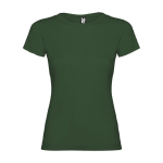 T-Shirt aus 100% Baumwolle für Damen, 155 g/m2, Roly farbe flaschengrün