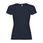 T-Shirt aus 100% Baumwolle für Damen, 155 g/m2, Roly farbe marineblau