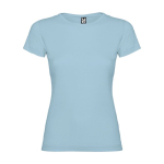 T-Shirt aus 100% Baumwolle für Damen, 155 g/m2, Roly farbe hellblau