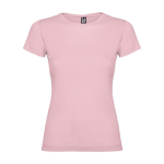 T-Shirt aus 100% Baumwolle für Damen, 155 g/m2, Roly farbe hellrosa