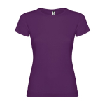 T-Shirt aus 100% Baumwolle für Damen, 155 g/m2, Roly farbe purpurfarben