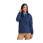 Leichte wasserdichte Unisex-Jacke aus Polyester, 85 g/m2, Roly farbe marineblau Lifestyle-Bild