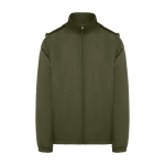 Leichte wasserdichte Unisex-Jacke aus Polyester, 85 g/m2, Roly farbe militärgrün