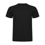 Piqué-Sport-T-Shirt für Herren, 150 g/m2, Roly farbe schwarz