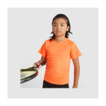 Piqué Sport-T-Shirt für Kinder aus Polyester, 150 g/m2, Roly farbe gelb Lifestyle-Bild