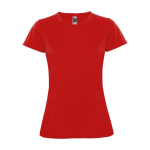 Piqué Sport-T-Shirt für Damen, 150 g/m2, Roly farbe rot