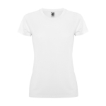 Piqué Sport-T-Shirt für Damen, 150 g/m2, Roly farbe weiß