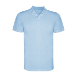 Piqué Sportpolo aus Polyester für Herren, 150 g/m2, Roly farbe hellblau