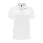 Piqué Sportpolo aus Polyester für Damen, 150 g/m2, Roly farbe weiß