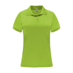 Piqué Sportpolo aus Polyester für Damen, 150 g/m2, Roly farbe lindgrün