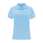 Piqué Sportpolo aus Polyester für Damen, 150 g/m2, Roly farbe hellblau