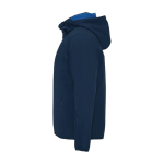 Unisex Fleecejacke aus Polyester und Elastan, 300 g/m2, Roly farbe marineblau Seitenansicht