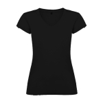 T-Shirt aus 100% Baumwolle für Damen, 155 g/m2, Roly farbe schwarz