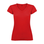 T-Shirt aus 100% Baumwolle für Damen, 155 g/m2, Roly farbe rot