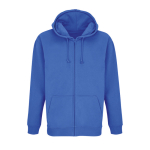 Kapuzenjacke aus Baumwolle und Polyester, SOL'S Carter, 280 g/m² farbe köngisblau dritte Ansicht