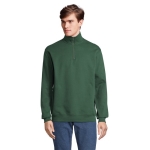 Sweatshirt aus Baumwolle und Polyester, SOL'S Conrad, 280 g/m2 farbe dunkelgrün Detailbild