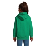 Kinder-Sweatshirt aus Baumwolle und Polyester, SOL'S Condor, 280 g/m2 farbe grün Detailbild 2