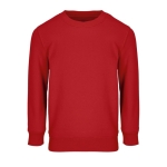 Kinder-Pullover aus recycelter Baumwolle, SOL'S Columbia, 280 g/m2 farbe rot