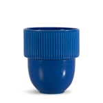 Stapelbarer Becher mit originellem Design in vielen Farben, 270 ml farbe blau