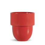 Stapelbarer Becher mit originellem Design in vielen Farben, 270 ml farbe rot