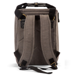 Eleganter isothermer Canvas-Rucksack mit Taschenfunktion, 10 L farbe grau dritte Ansicht