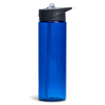 BPA-freie Plastikflasche mit Strohhalm inklusive, 700 ml farbe köngisblau