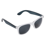 Neonfarbene Sonnenbrille mit Glasureffekt-Rahmen und UV400-Schutz farbe schwarz-transparent