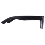 Schwarze Sonnenbrille mit schwarzem Rahmen und UV400-Schutz farbe schwarz zweite Ansicht