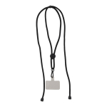 Lanyard zum Halten des Telefons mit verstellbarer Kordel farbe schwarz