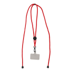 Lanyard zum Halten des Telefons mit verstellbarer Kordel farbe rot