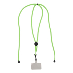 Lanyard zum Halten des Telefons mit verstellbarer Kordel farbe lindgrün