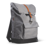 Polyesterrucksack mit Tabletfach und Magnetverschluss, 16L farbe schwarz/grau